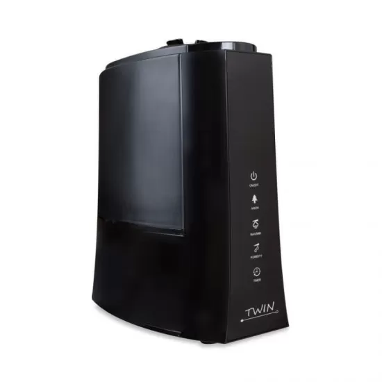 Umidificator cu ionizare si difuzor arome TWIN negru, Airbi BI3221 Umidificator cu ionizare si difuzor arome TWIN negru, Airbi BI3221