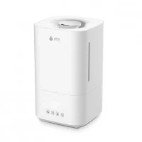 Umidificator cu ultrasunete Airbi Cuboid, afisaj umiditate, temporizator, difuzor aromaterapie, mod nocturn, alb