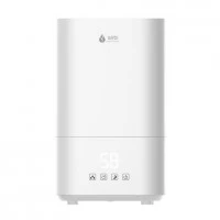 Umidificator cu ultrasunete Airbi Cuboid, afisaj umiditate, temporizator, difuzor aromaterapie, mod nocturn, alb