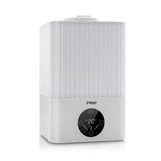 Umidificator ultrasunete cu automatizare si lumina de noapte, telecomanda , afisaj temperatura si umiditate, temporizator, Reer 94060 Umidificator ultrasunete cu automatizare si lumina de noapte, telecomanda , afisaj temperatura si umiditate, temporizator, Reer 94060