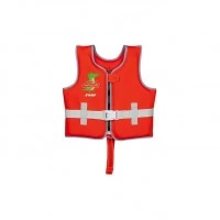 Vesta de inot pentru copii, ajustabila, 15–19 kg (2-3 ani), marimea S, rosie, Reer