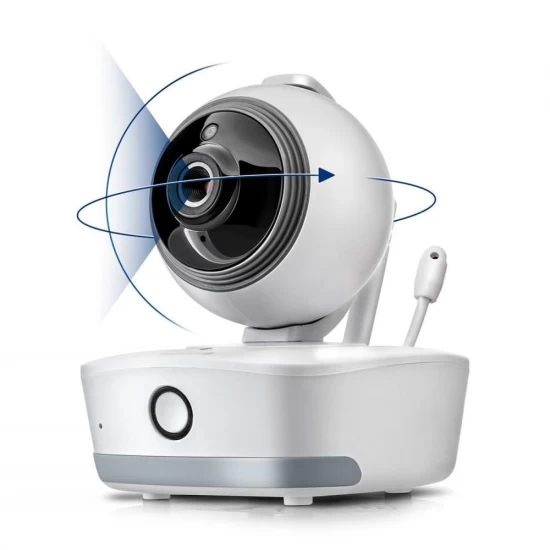 Video monitor digital pentru bebelusi cu camera rotativa si urmarire inteligenta a miscarii Reer BabyCam XL