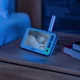 Video monitor digital pentru bebelusi cu camera rotativa si urmarire inteligenta a miscarii Reer BabyCam XL
