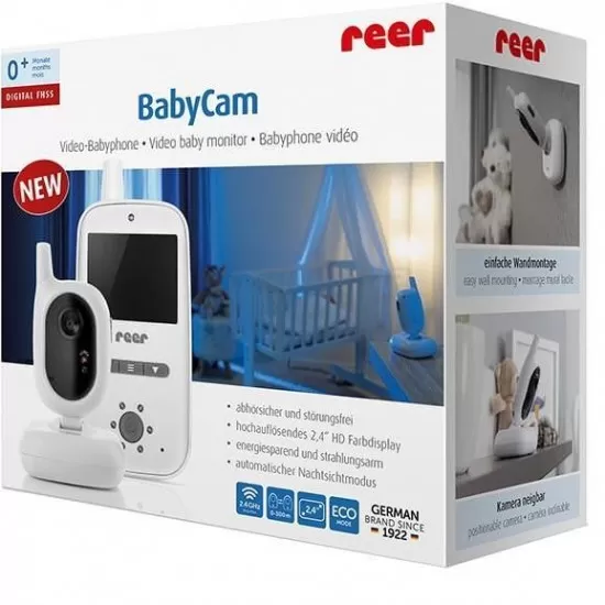 Video monitor digital pentru bebelusi Reer BabyCam 80420 Video monitor digital pentru bebelusi Reer BabyCam 80420