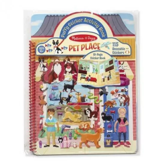 Abtibilduri pufoase Melissa amd Doug - Animale de companie Abtibilduri pufoase Melissa amd Doug - Animale de companie