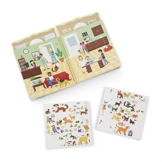 Abtibilduri pufoase Melissa amd Doug - Animale de companie Abtibilduri pufoase Melissa amd Doug - Animale de companie
