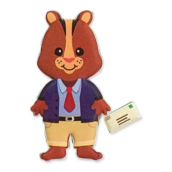 Abtibilduri pufoase - Casuta veveritelor Melissa and Doug Abtibilduri pufoase - Casuta veveritelor Melissa and Doug