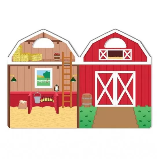 Abtibilduri pufoase La ferma Melissa and Doug Abtibilduri pufoase La ferma Melissa and Doug
