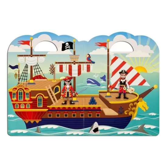 Abtibilduri pufoase Piratii Melissa and Doug
