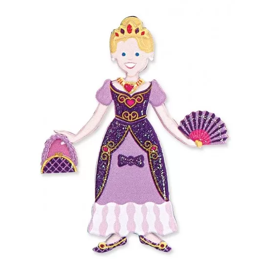 Abtibilduri pufoase Printese Melissa and Doug Abtibilduri pufoase Printese Melissa and Doug
