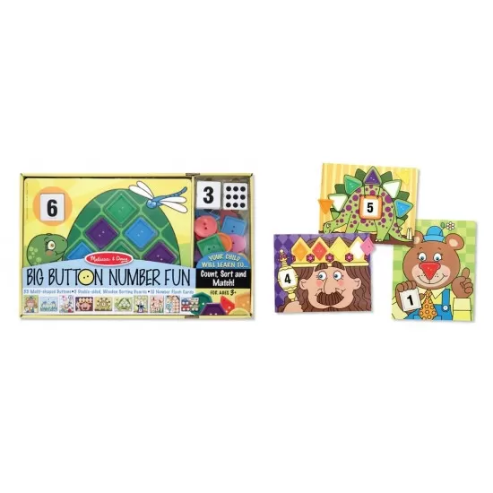Activitati matematice distractive cu nasturi Melissa and Doug