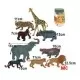 Set 9 figurine Animale salbatice - Miniland Set 9 figurine Animale salbatice - Miniland
