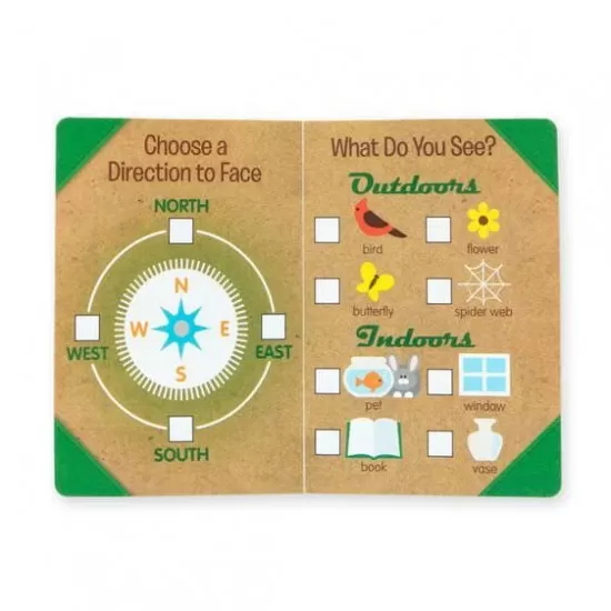 Binoclu cu busola Melissa and Doug - Colectia Sa Exploram Natura Binoclu cu busola Melissa and Doug - Colectia Sa Exploram Natura