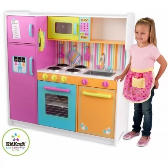 Bucatarie copii Big and Bright Deluxe Kidkraft Bucatarie copii Big and Bright Deluxe Kidkraft