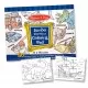Caiet jumbo cu desene pentru colorat Melissa and Doug Albastru Caiet jumbo cu desene pentru colorat Melissa and Doug Albastru