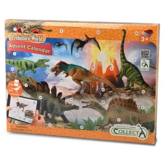 Calendar de Craciun Collecta cu 24 figurine pictate manual Viata Preistorica Calendar de Craciun Collecta cu 24 figurine pictate manual Viata Preistorica
