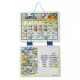 Calendar din lemn magnetic Melissa and Doug Calendar din lemn magnetic Melissa and Doug