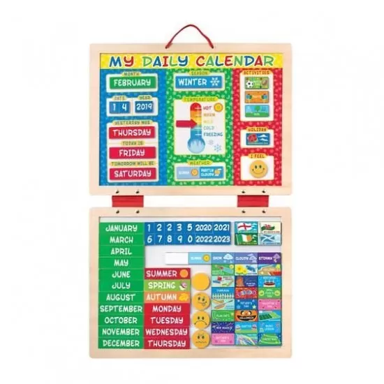Calendar magnetic Activitatile zilnice - Melissa & Doug Calendar magnetic Activitatile zilnice - Melissa & Doug
