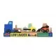Camion transportor cu platforma cu utilaje de constructii Melissa and Doug