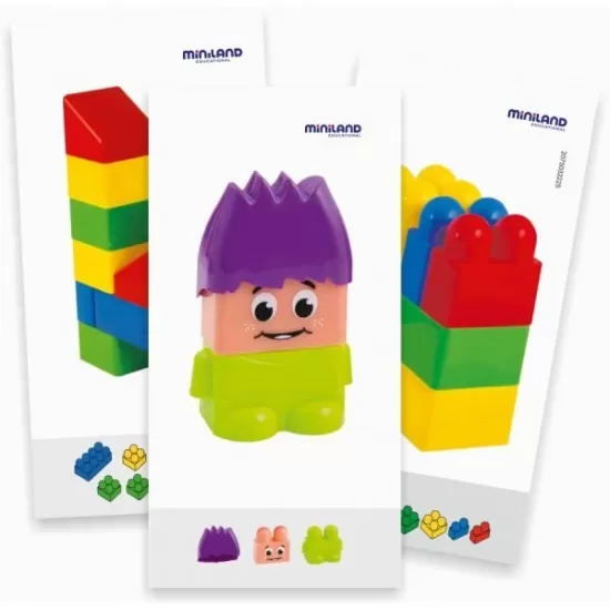 Joc constructie caramizi mari 64 piese Joc constructie caramizi mari 64 piese