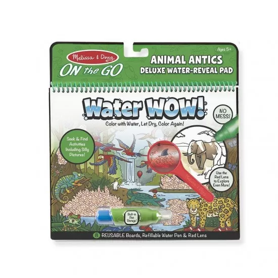 Carnet Apa magica Deluxe Descopera Animalele - Melissa and Doug Carnet Apa magica Deluxe Descopera Animalele - Melissa and Doug