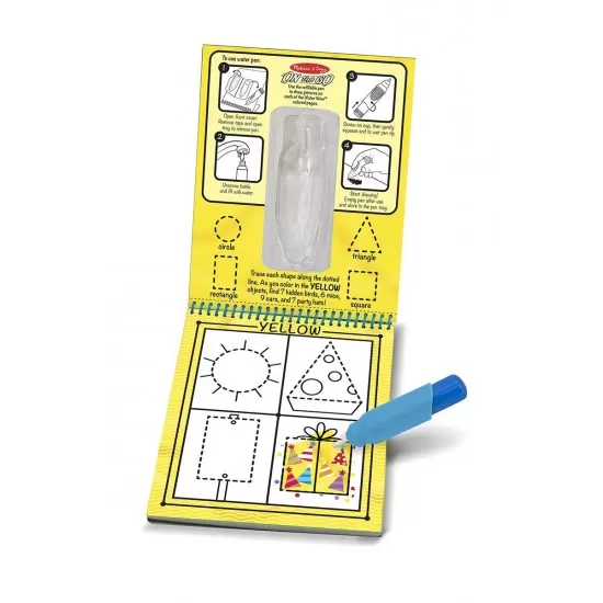 Carnet Apa magica Forme si culori - Melissa and Doug Carnet Apa magica Forme si culori - Melissa and Doug