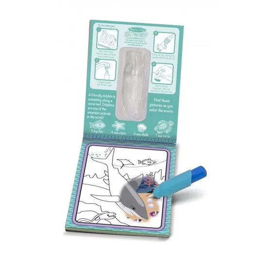 Carnet de colorat cu Apa magica Oceanul Carnet de colorat cu Apa magica Oceanul