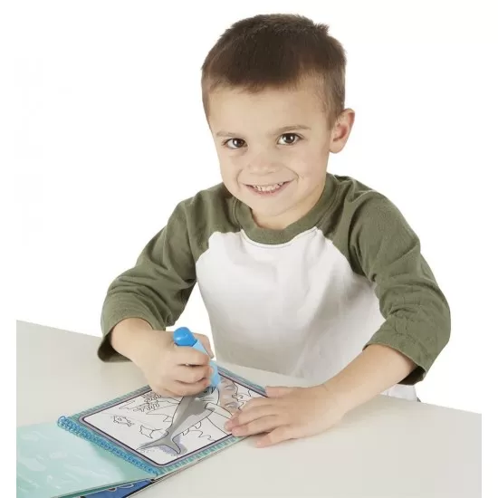 Carnet de colorat cu Apa magica Oceanul Carnet de colorat cu Apa magica Oceanul