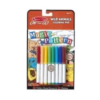Carnet de colorat Modele Magice - Animale salbatice