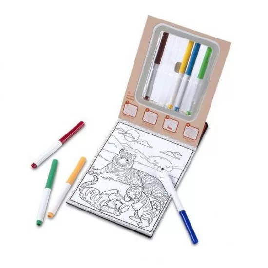 Carnet de colorat Modele Magice - Animale salbatice Carnet de colorat Modele Magice - Animale salbatice