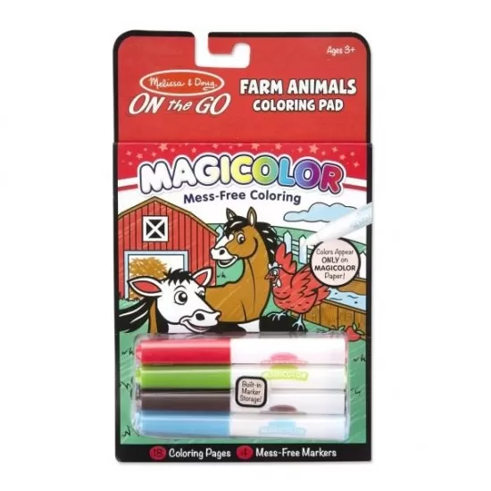 Carnetel de colorat Magicolor Animale de la ferma Carnetel de colorat Magicolor Animale de la ferma
