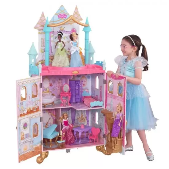 Castel de joaca din lemn pentru papusi Disney Princess KidKraft Castel de joaca din lemn pentru papusi Disney Princess KidKraft