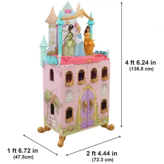 Castel de joaca din lemn pentru papusi Disney Princess KidKraft Castel de joaca din lemn pentru papusi Disney Princess KidKraft