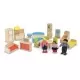 Casuta de papusi din lemn mobilata Melissa and Doug Casuta de papusi din lemn mobilata Melissa and Doug