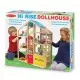 Casuta de papusi din lemn mobilata Melissa and Doug Casuta de papusi din lemn mobilata Melissa and Doug