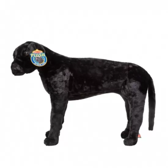 Catel Labrador Negru gigant din plus Melissa & Doug Catel Labrador Negru gigant din plus Melissa & Doug
