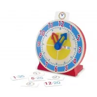 Ceas educativ din lemn Melissa and Doug