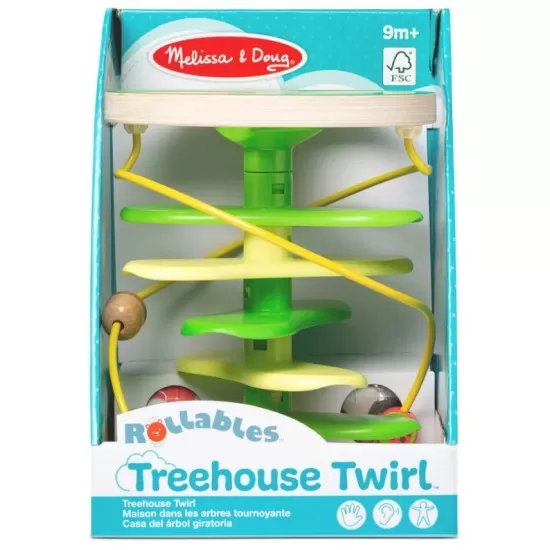 Centru de joaca pentru dezvoltarea motricitatii la bebe si toddler - Casuta din copac cu rollercoaster Centru de joaca pentru dezvoltarea motricitatii la bebe si toddler - Casuta din copac cu rollercoaster