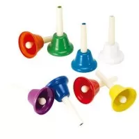 Set 8 clopotei metalici 8 note Goki