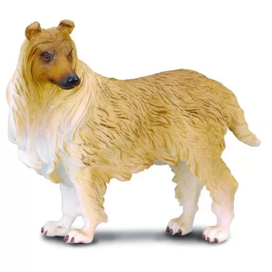 Figurina Collie cu par sarmos L Collecta Figurina Collie cu par sarmos L Collecta