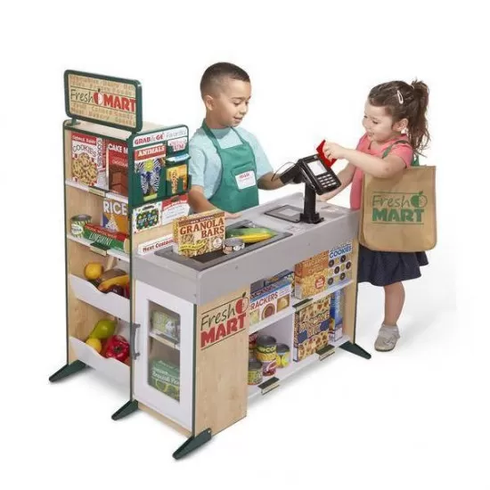 Colt de joaca din lemn Supermarket Melissa and Doug Colt de joaca din lemn Supermarket Melissa and Doug