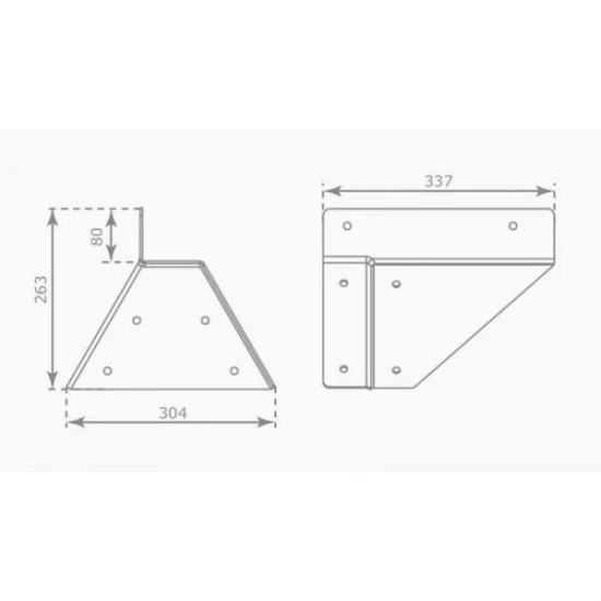 Coltar universal din otel pentru leagane KBT Coltar universal din otel pentru leagane KBT