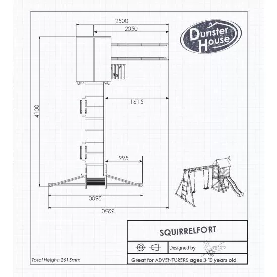 Complex de joaca SquirrelFort Dunster House Complex de joaca SquirrelFort Dunster House