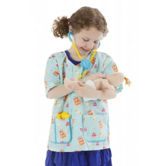 Costum de carnaval Asistenta medicala pediatrie Costum de carnaval Asistenta medicala pediatrie