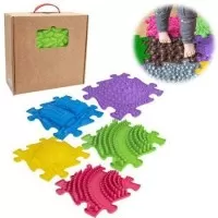 Covoras ortopedic senzorial puzzle Set Mediu A Muffik