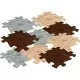 Covoras ortopedic senzorial puzzle set Roots