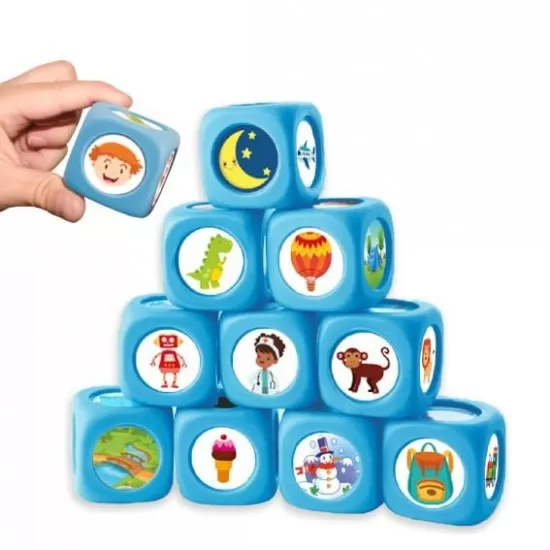Cuburi cu povesti pentru dezvoltarea vorbirii Story Cubes Cuburi cu povesti pentru dezvoltarea vorbirii Story Cubes