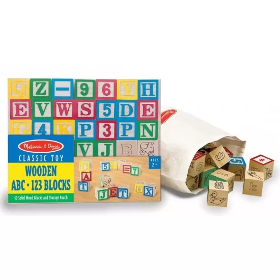Set 50 cuburi litere si numere Melissa & Doug Set 50 cuburi litere si numere Melissa & Doug