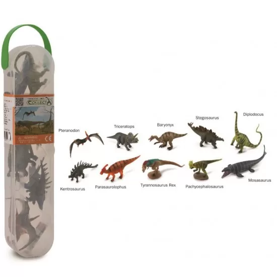 Cutie cu 10 minifigurine Dinozauri set 1 Cutie cu 10 minifigurine Dinozauri set 1