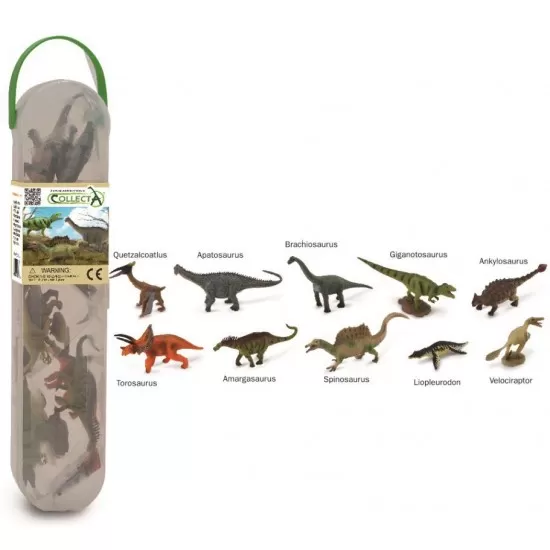 Cutie cu 10 minifigurine Dinozauri set 2 Cutie cu 10 minifigurine Dinozauri set 2